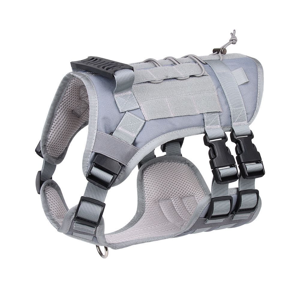 Tactical oxford vest harness for large dogs, view 4