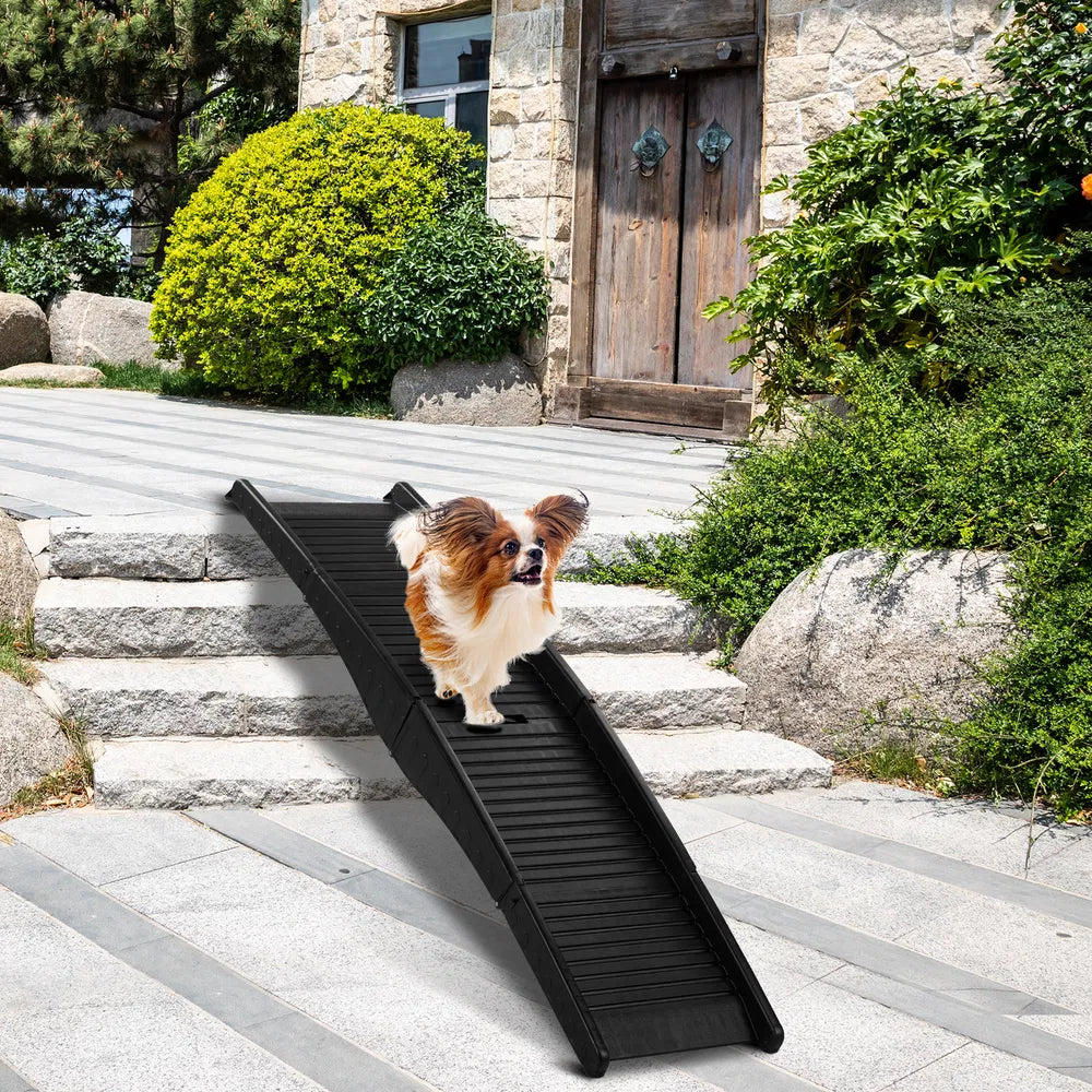 Tri-fold non-slip dog car ramp for suvs, view 12