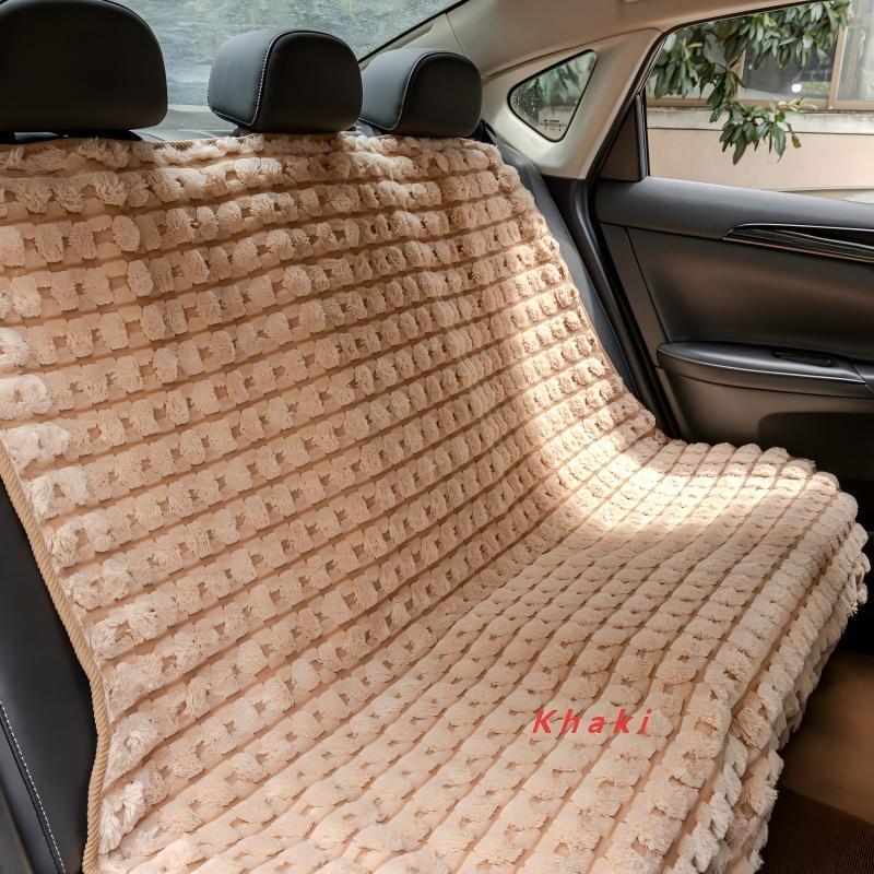 Plush non-slip back seat dog bed cover for car, view 10