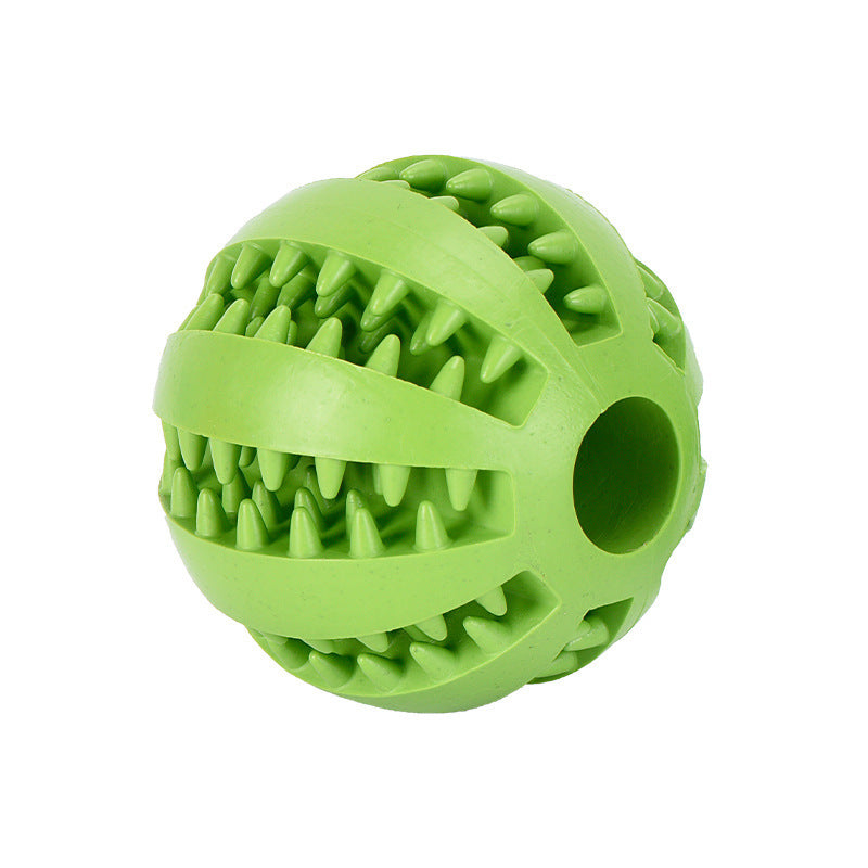 Watermelon print rubber chew ball for small dogs, view 7