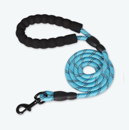 Lightweight reflective nylon dog leash, view 3