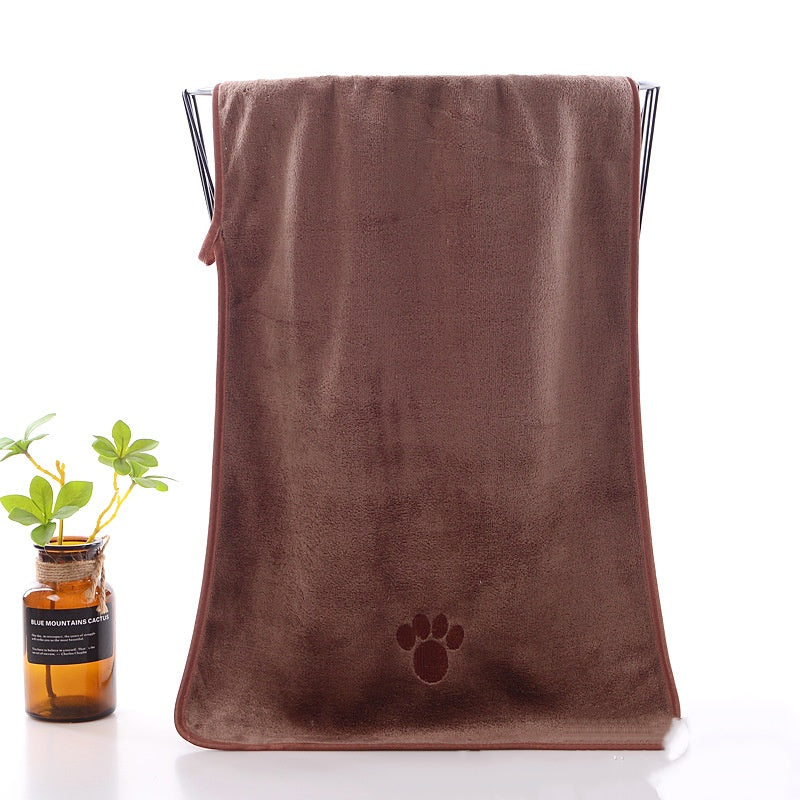 Quick-dry microfiber bath towel for dogs and cats, view 4