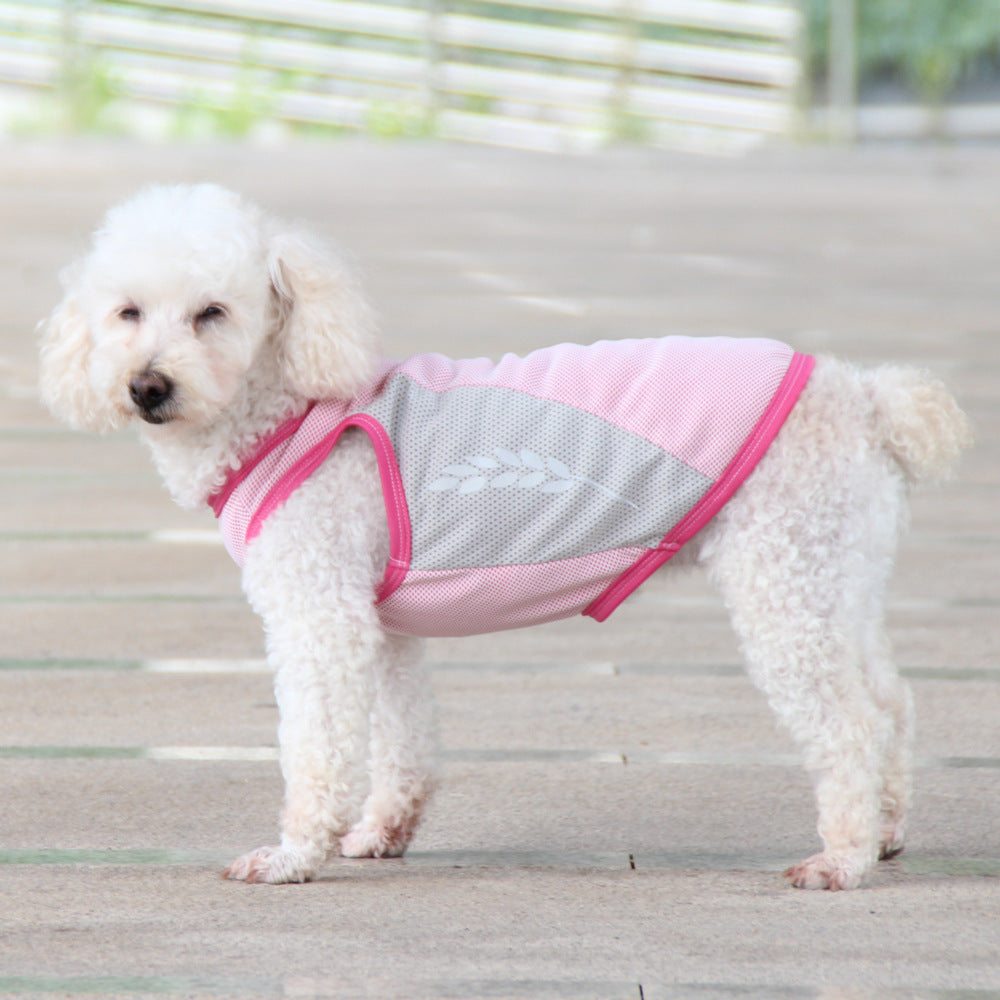 Lightweight reflective summer cooling vest for dogs, view 3