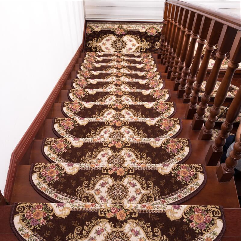 Non-slip solid color stair tread mats for dogs, view 2