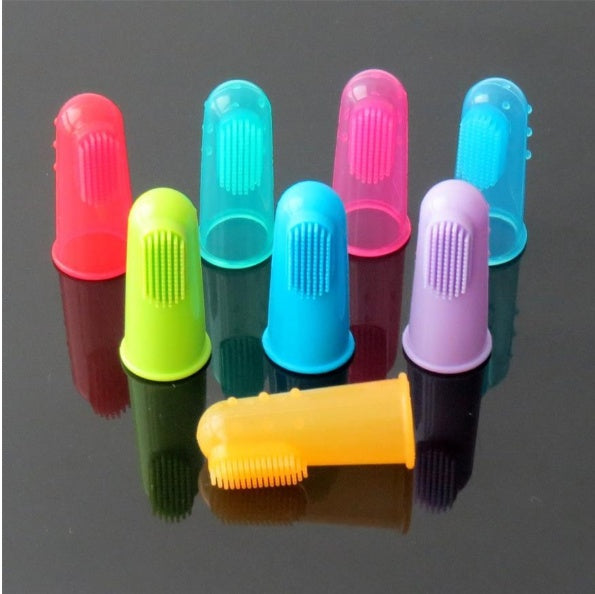 Soft silicone finger toothbrush for dogs and cats, view 7
