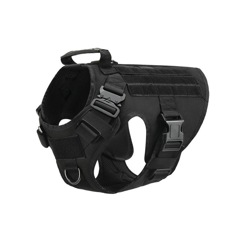 Heavy duty tactical nylon dog harness with handle, view 10