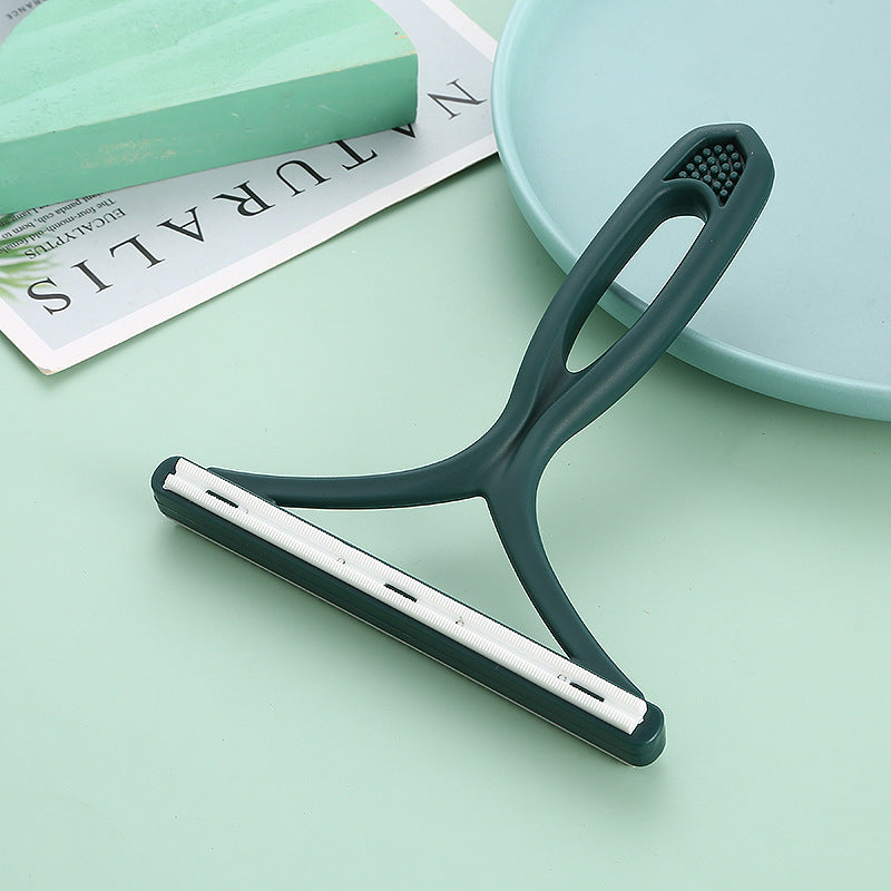 Double-sided manual pet hair remover and fabric shaver, view 5