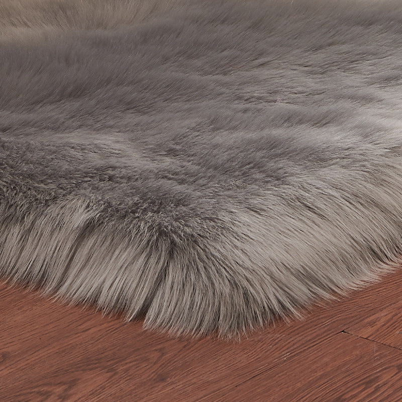 Plush non-slip stair tread rug for pets, view 7
