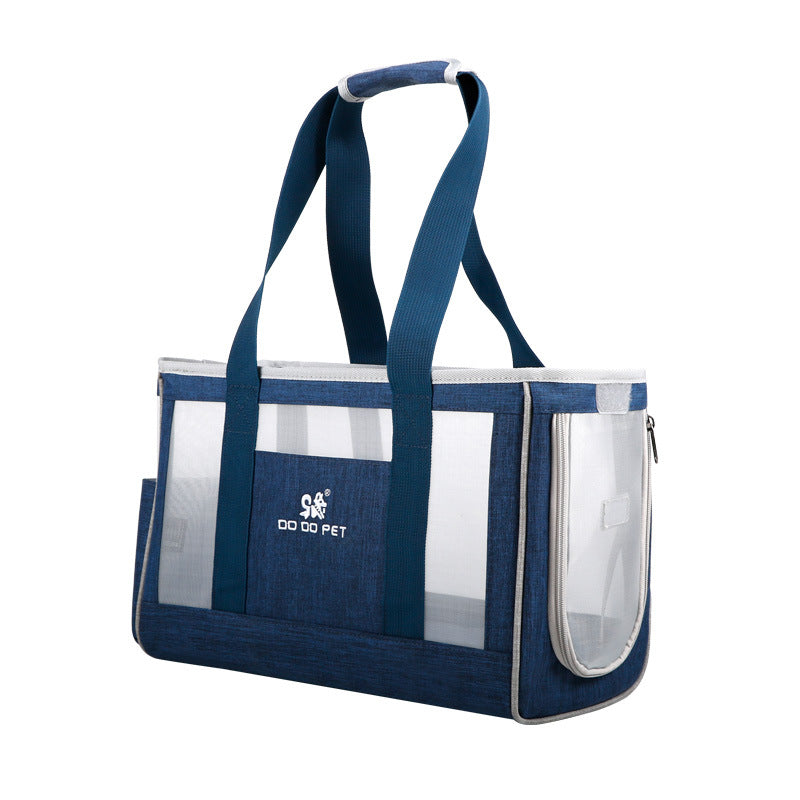 Breathable mesh pet carrier bag for small dogs and cats, view 6