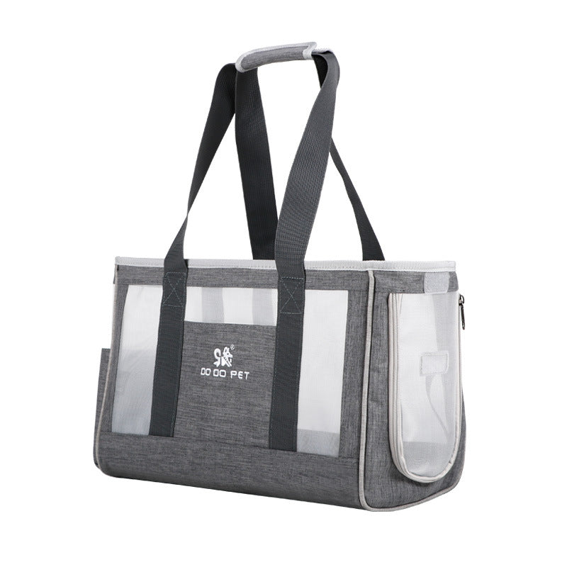 Breathable mesh pet carrier bag for small dogs and cats, view 5