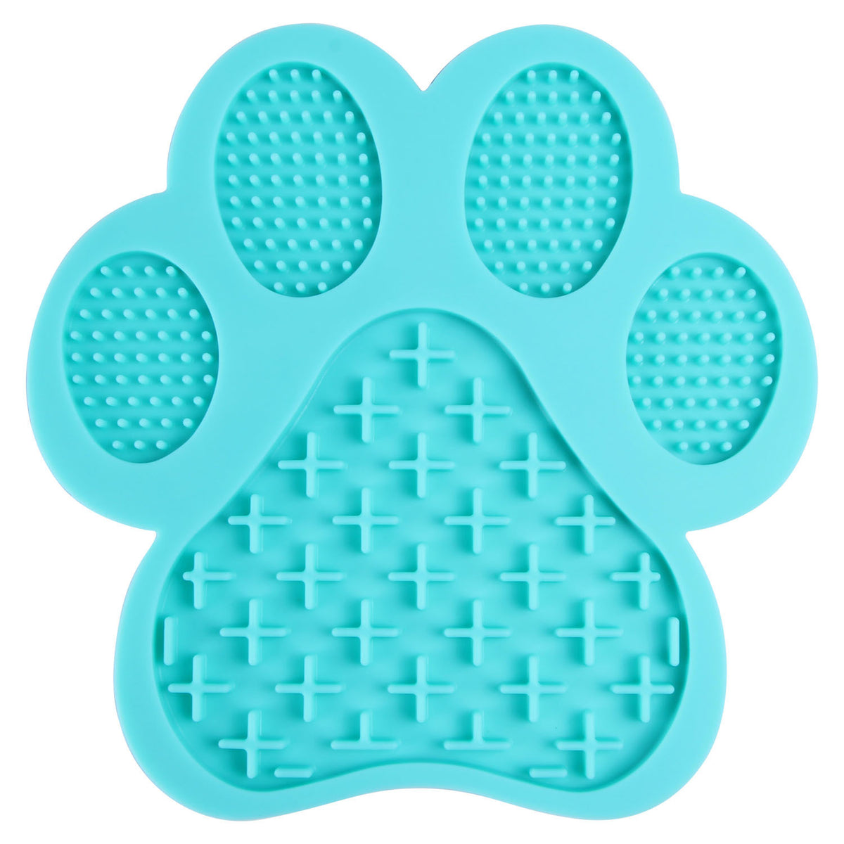Paw-shaped silicone lick mat for dogs and cats, view 7