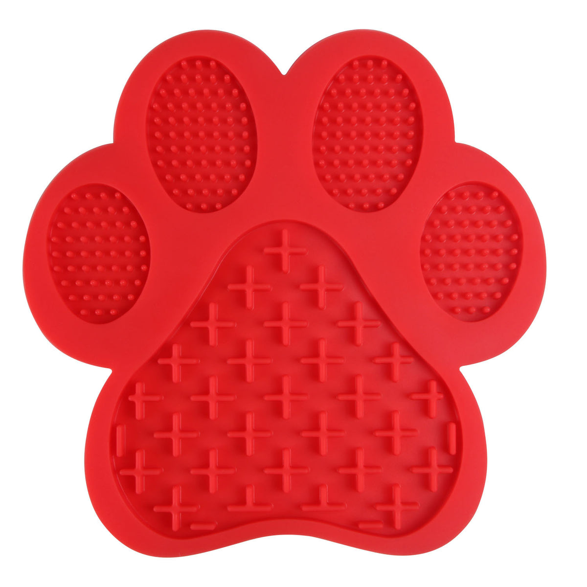 Paw-shaped silicone lick mat for dogs and cats, view 8