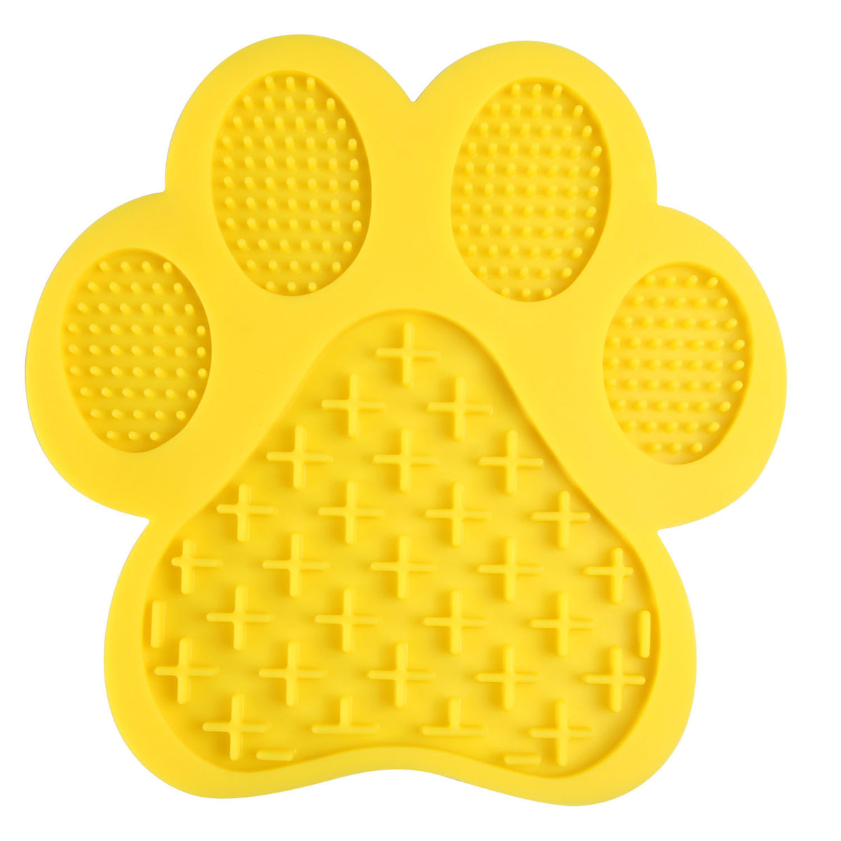 Paw-shaped silicone lick mat for dogs and cats, view 6
