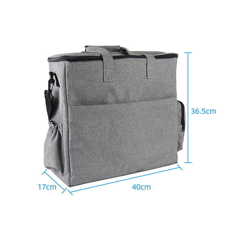 Dog travel tote bag for food and gear, view 3