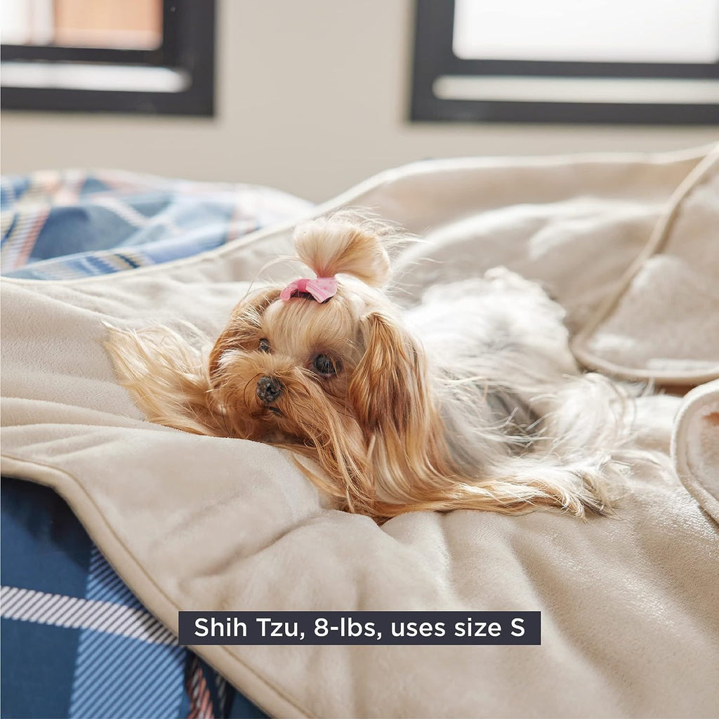 Waterproof sherpa dog blanket for couch and car seat, view 5