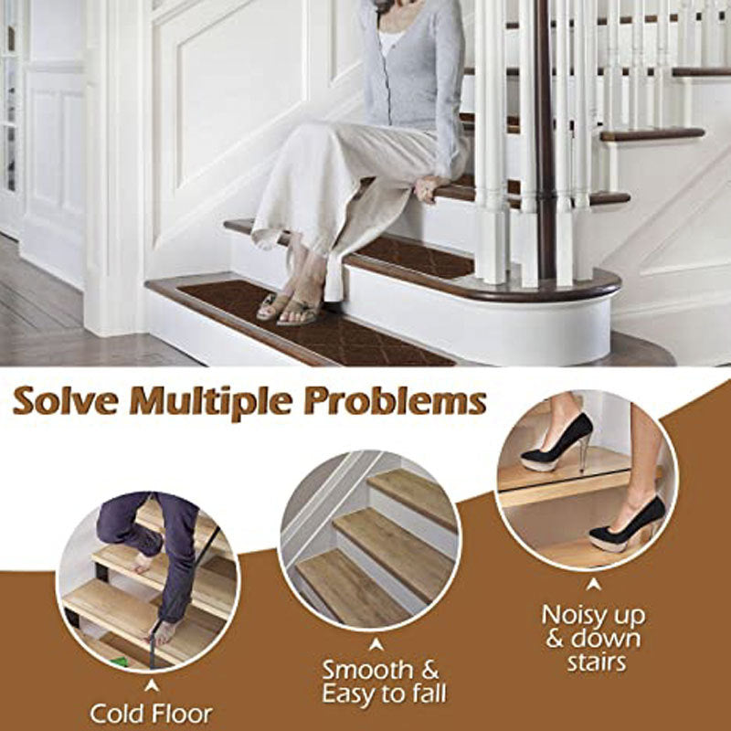 Embossed non-slip stair tread mats for dogs, view 8