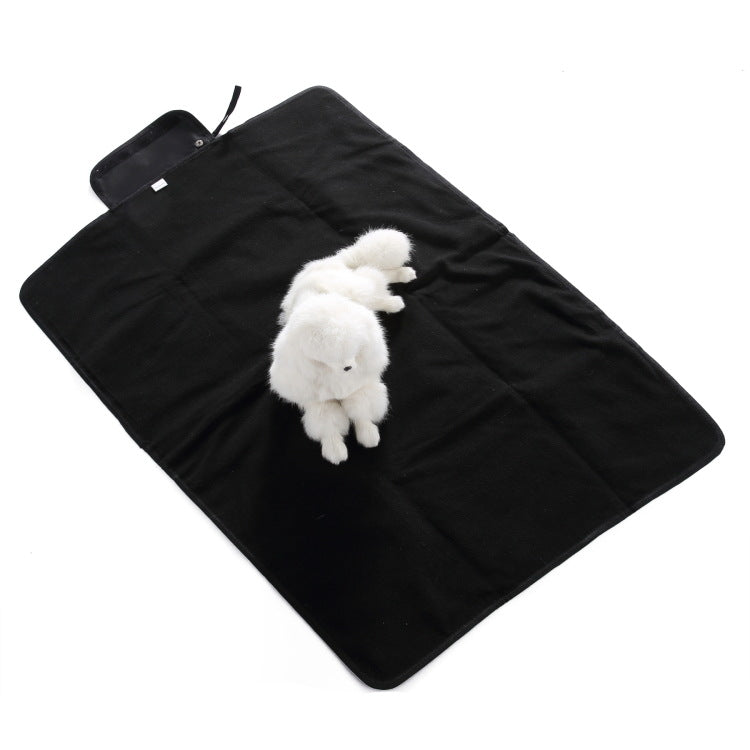 Foldable waterproof oxford flannel dog car mat, view 8