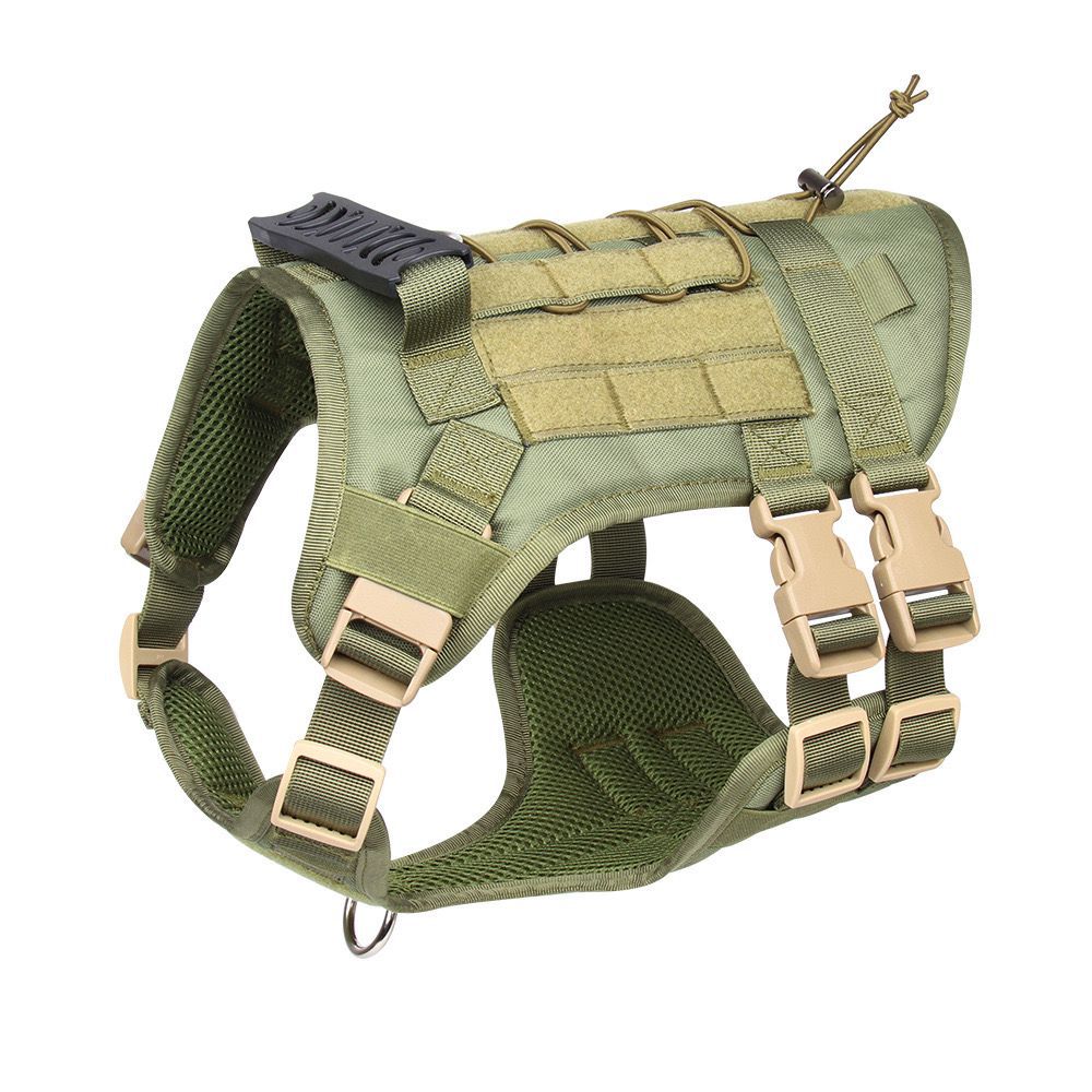 Tactical oxford vest harness for large dogs, view 3