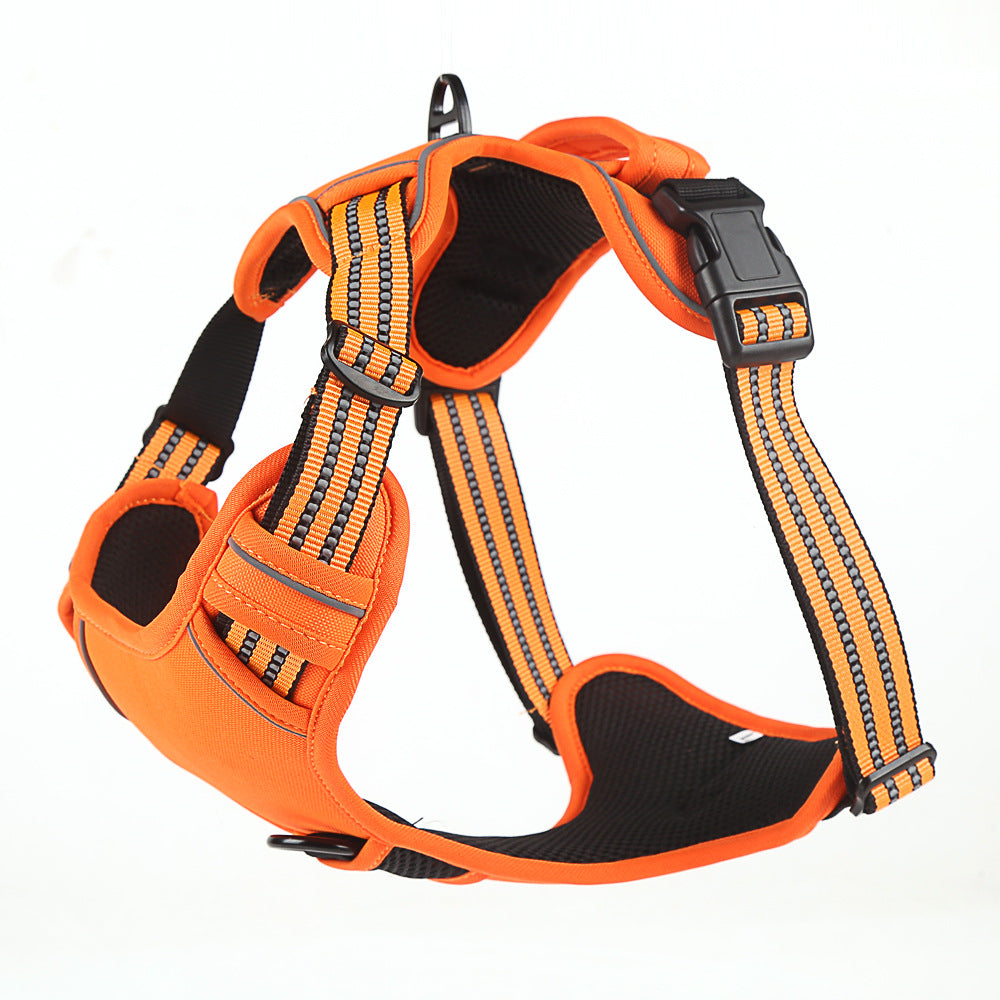 Padded no pull reflective vest harness for dogs, view 6