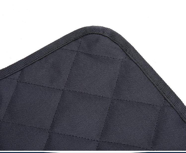 Waterproof dog car hammock back seat cover with mesh window, view 3