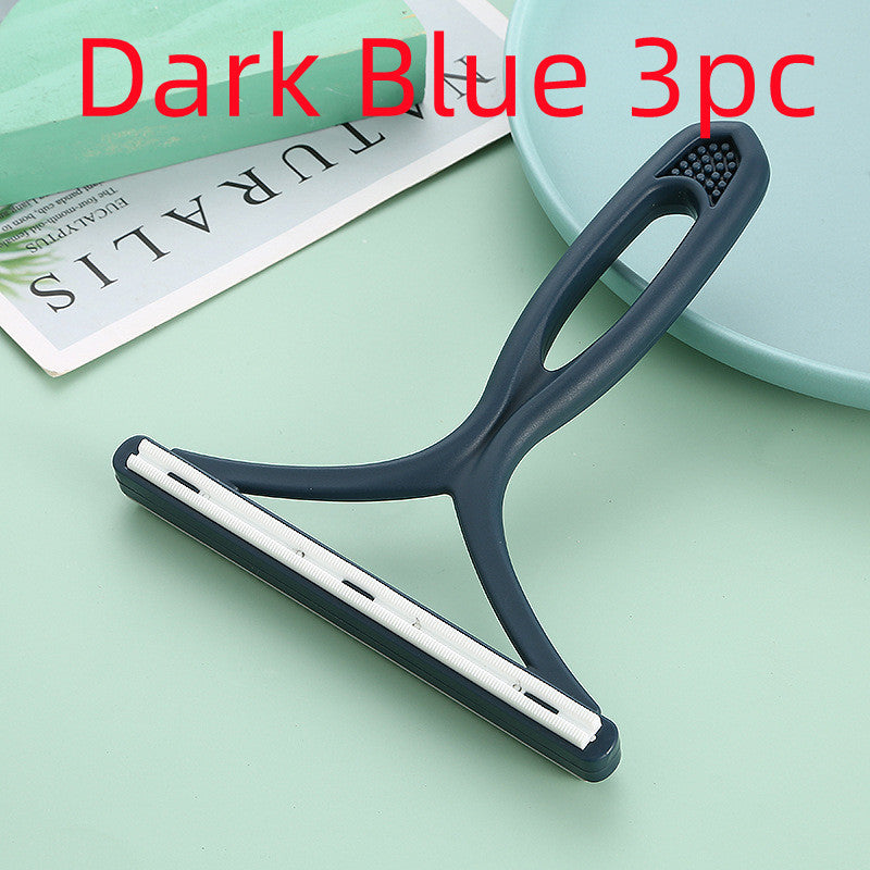 Double-sided manual pet hair remover and fabric shaver, view 3