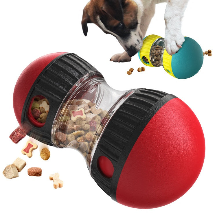 Rolling treat dispensing dog puzzle toy, view 7