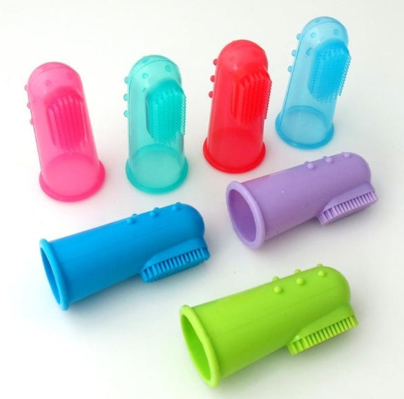 Soft silicone finger toothbrush for dogs and cats, view 10