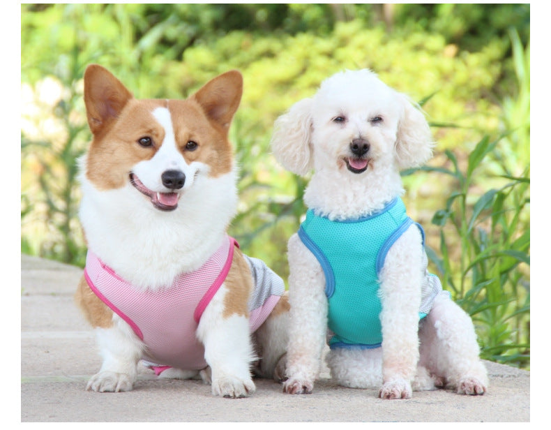 Lightweight reflective summer cooling vest for dogs, view 6