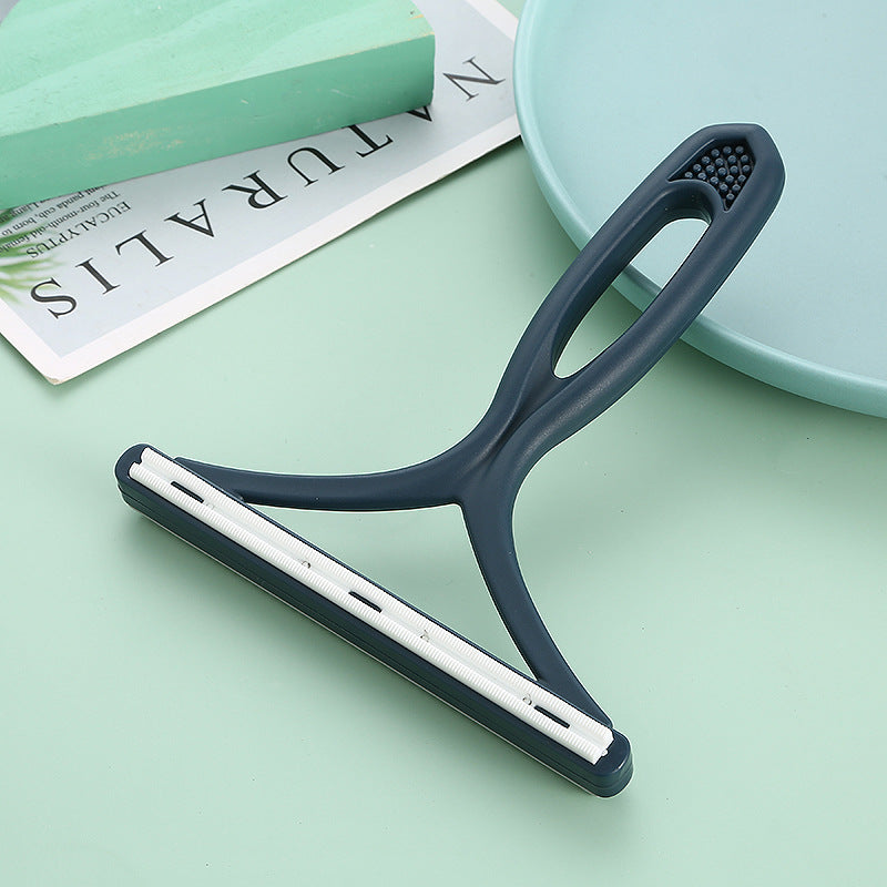 Double-sided manual pet hair remover and fabric shaver, view 7