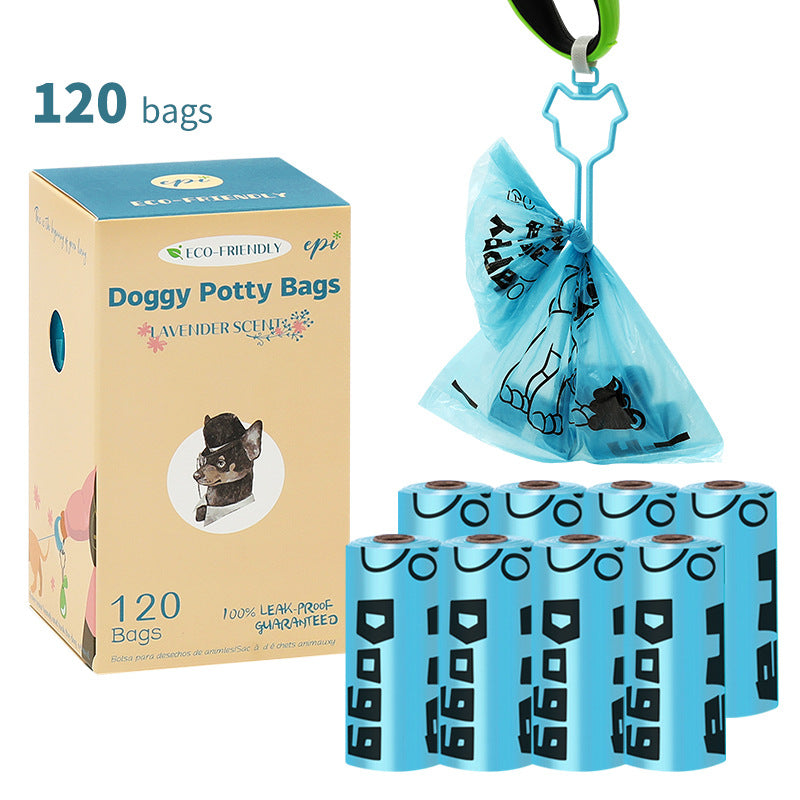 Dog poop bag rolls with leash clip, view 5