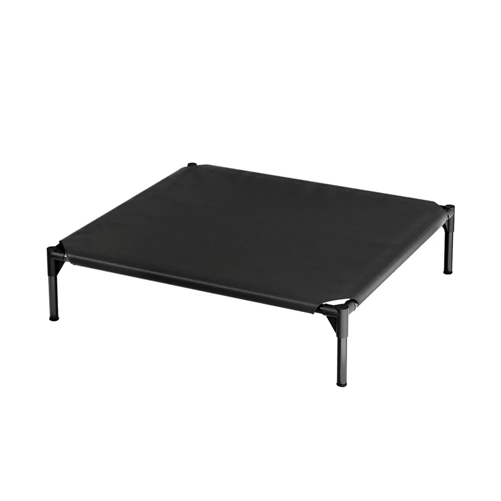 Raised Oxford fabric dog cot bed, view 7