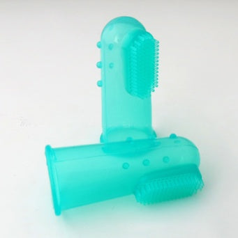 Soft silicone finger toothbrush for dogs and cats, view 3