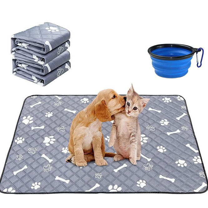 Reusable washable dog pee pad training mat, view 8