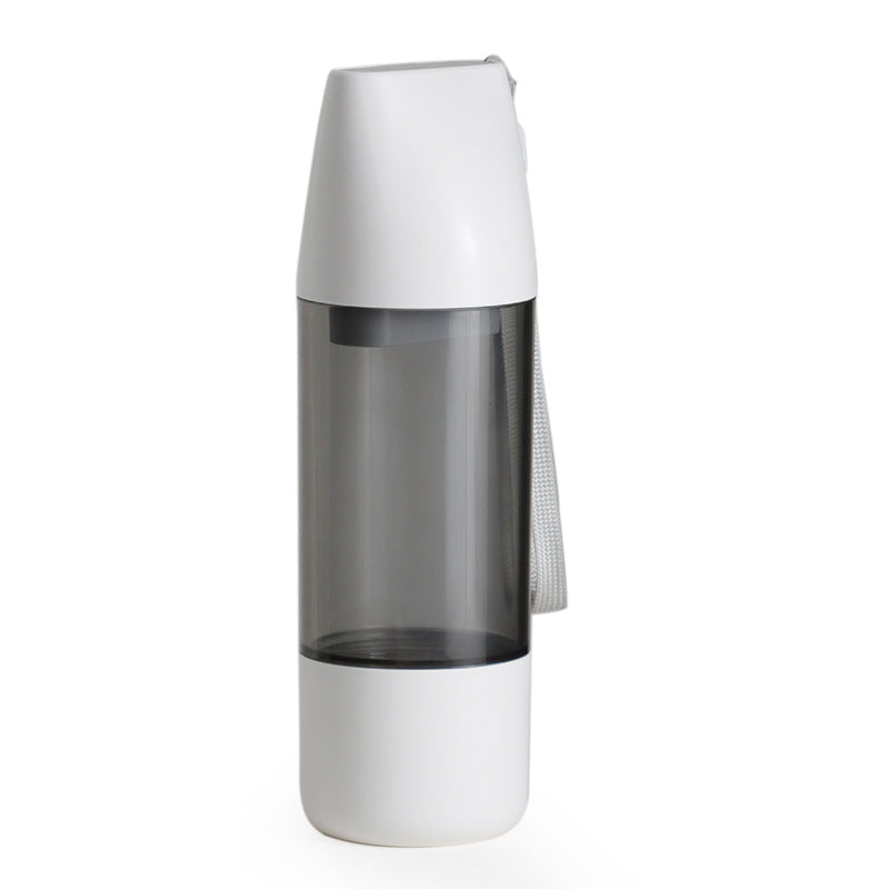 2-in-1 dog water bottle with snack food container, view 5