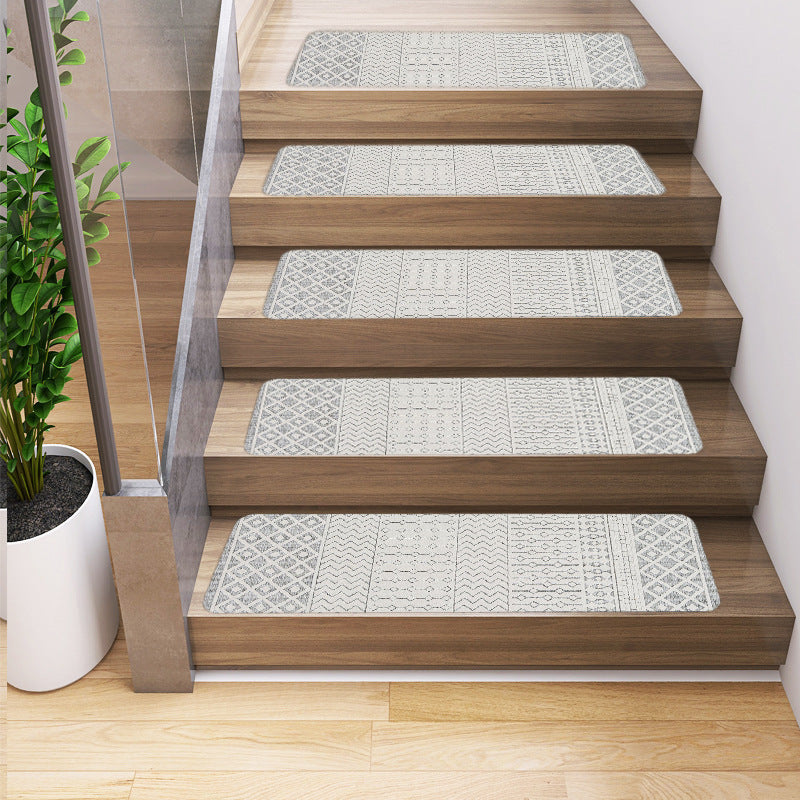 Geometric pattern stair tread mats for dogs, view 6