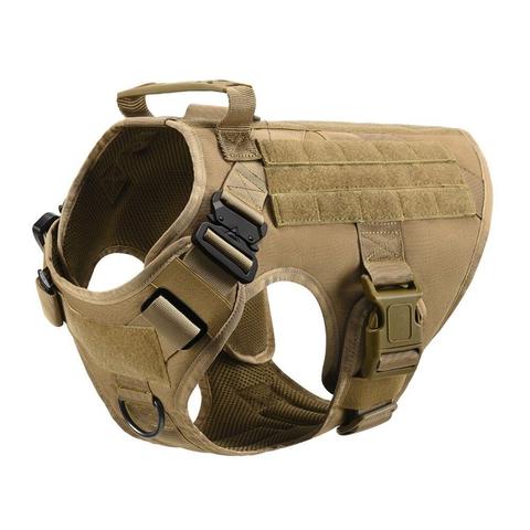 Heavy duty tactical nylon dog harness with handle, view 5