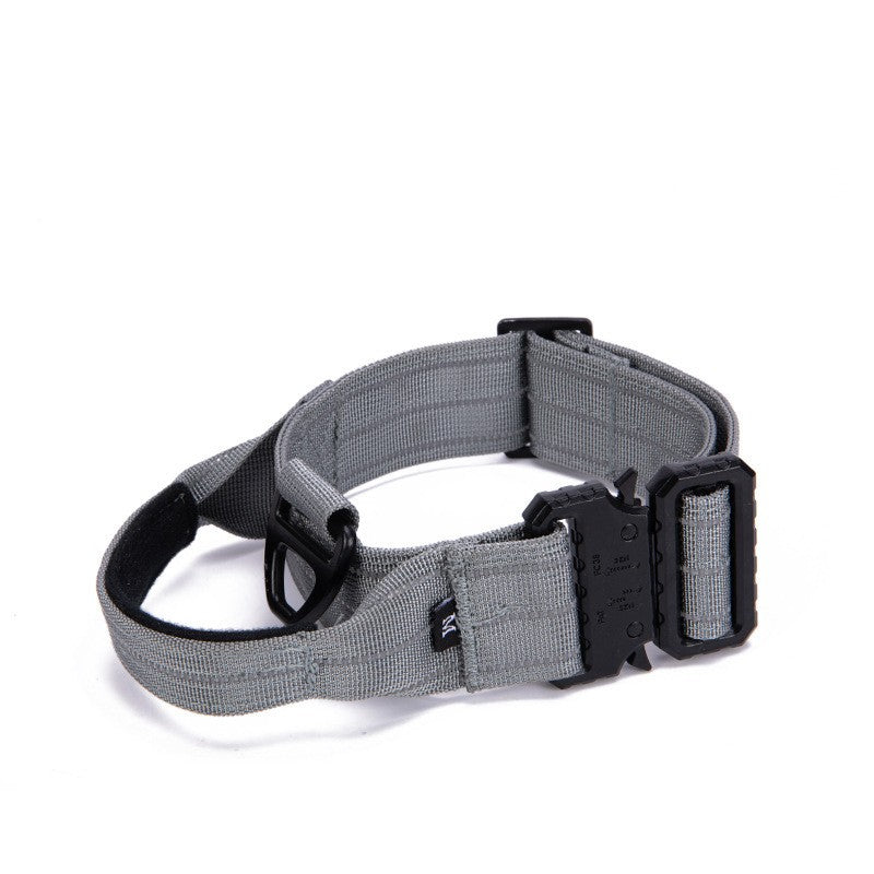 Tactical nylon dog collar with control handle, view 4
