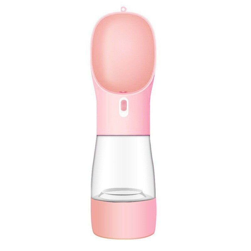 Portable dog water bottle with food compartment, view 9