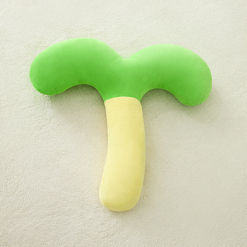 Curved plush dog neck pillow for crates and beds, view 7