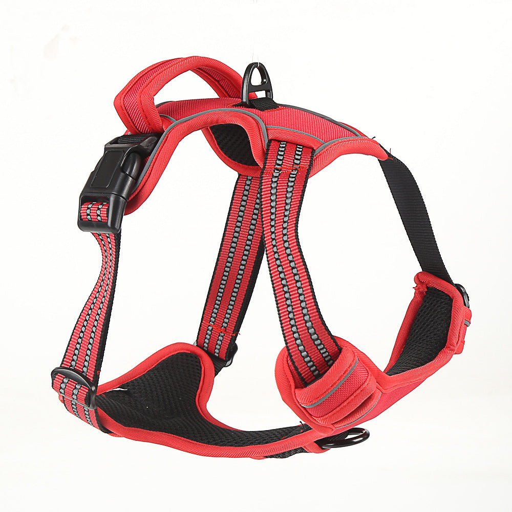 Padded no pull reflective vest harness for dogs, view 5