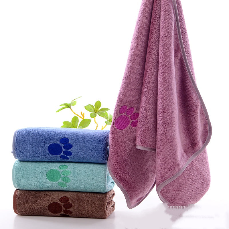 Quick-dry microfiber bath towel for dogs and cats, view 7
