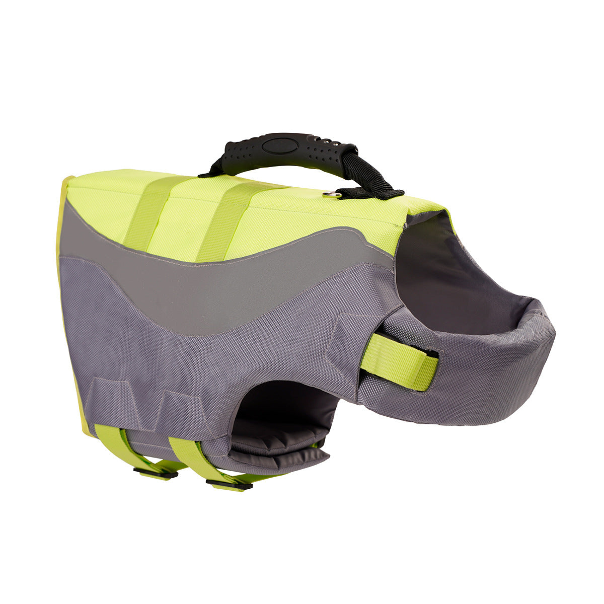 Reflective dog life jacket with rescue handle, view 7