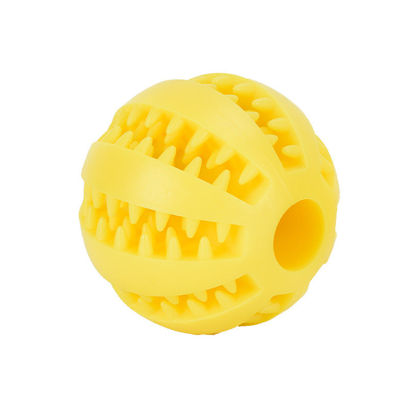 Watermelon print rubber chew ball for small dogs, view 8