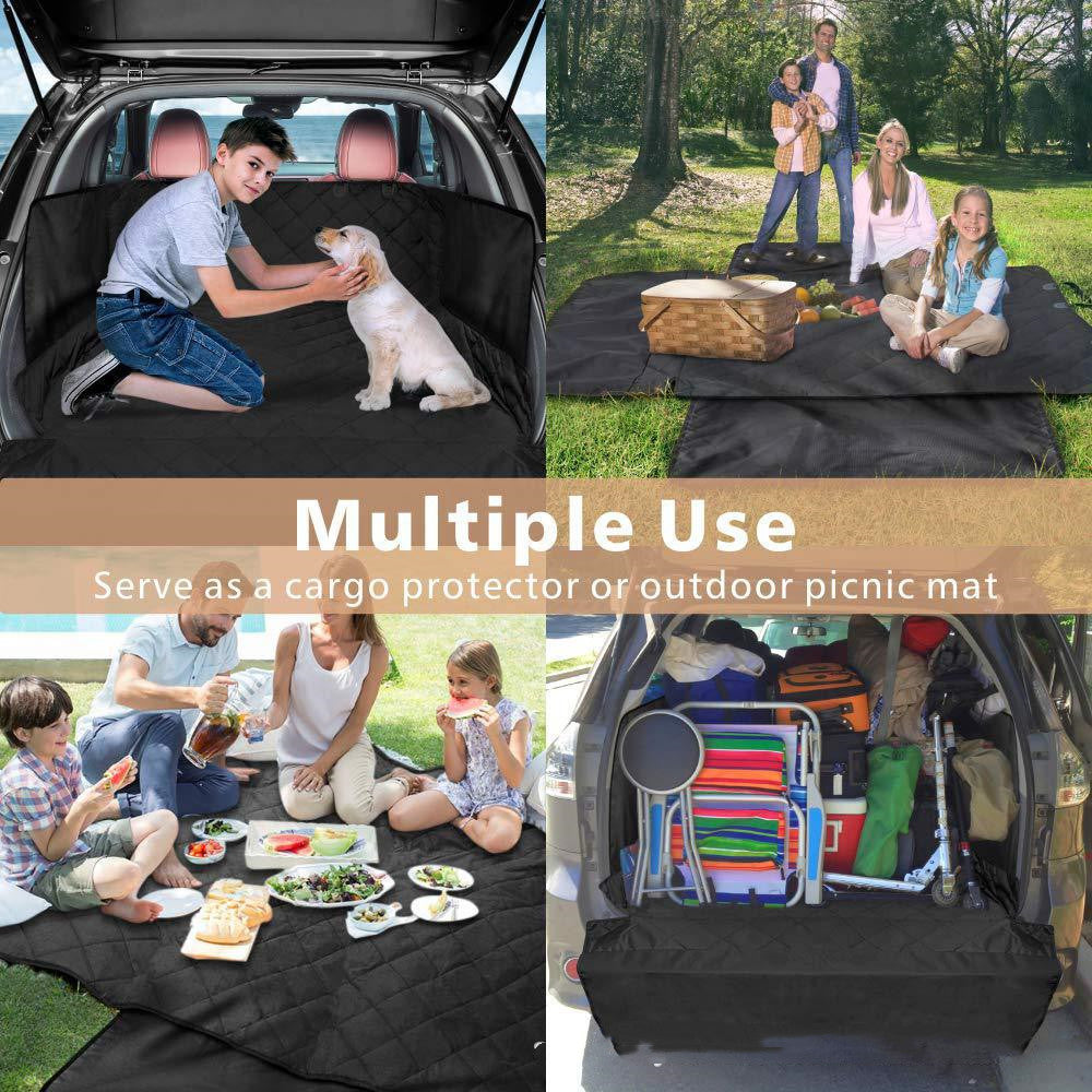Padded Oxford dog cargo liner for SUV trunk, view 2