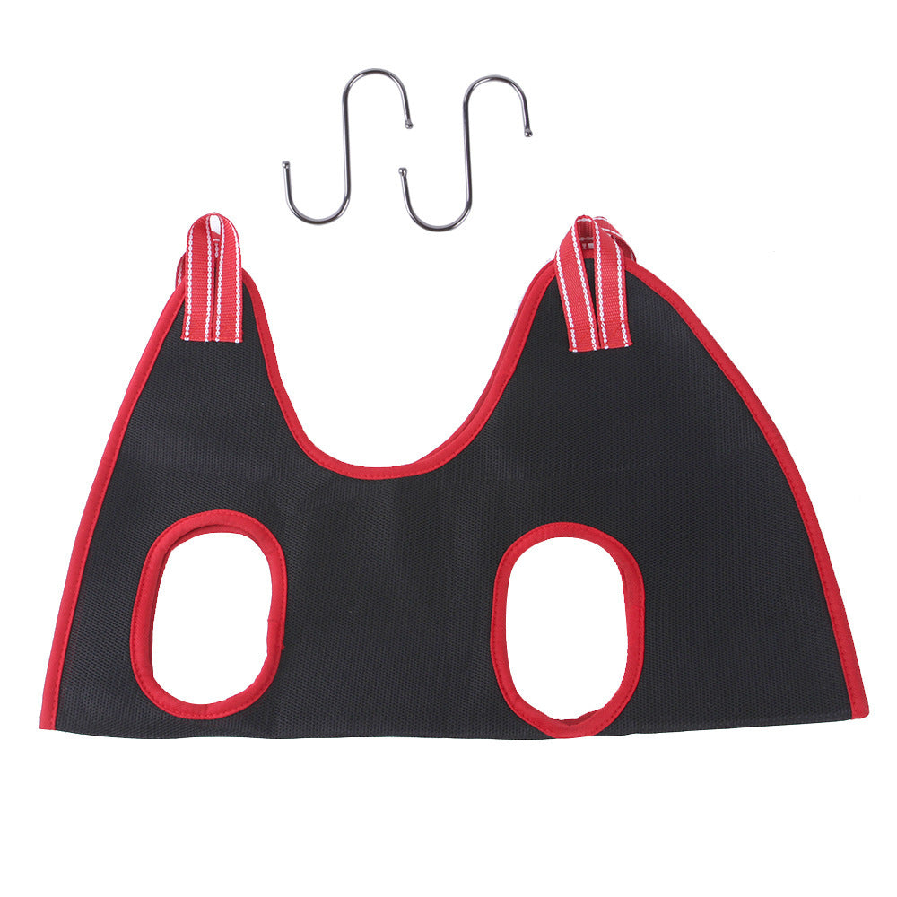 Dog grooming hammock sling for nail trimming, view 7