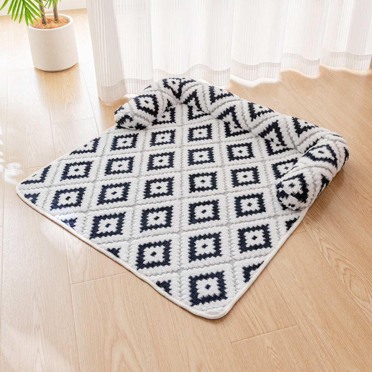 Plush padded sofa cushion mat for dogs and cats, view 5