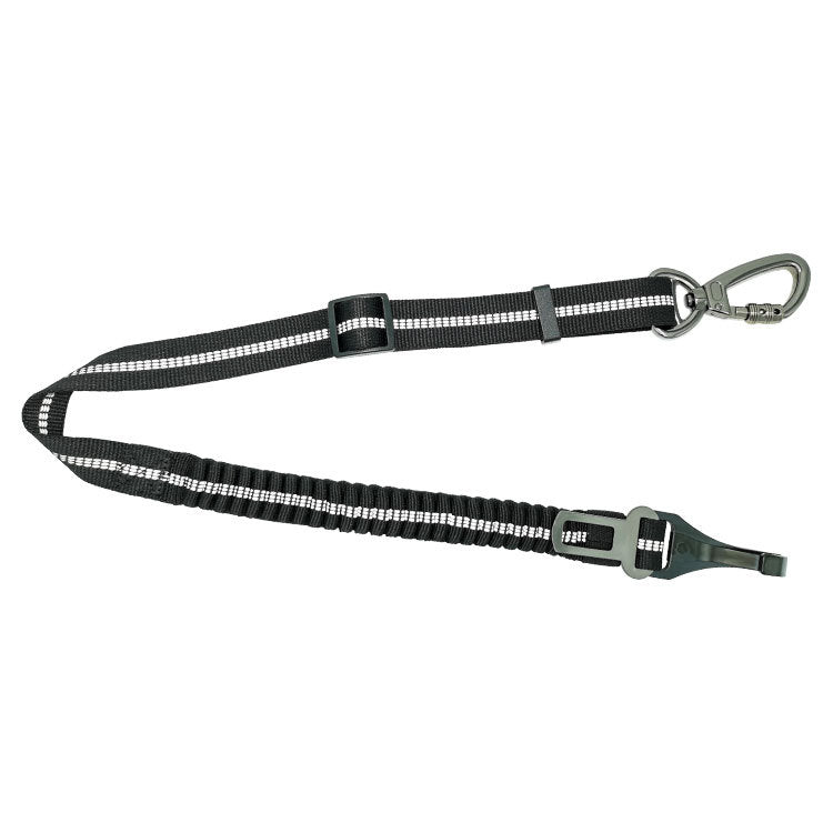 Reflective bungee dog car seat belt restraint, view 10