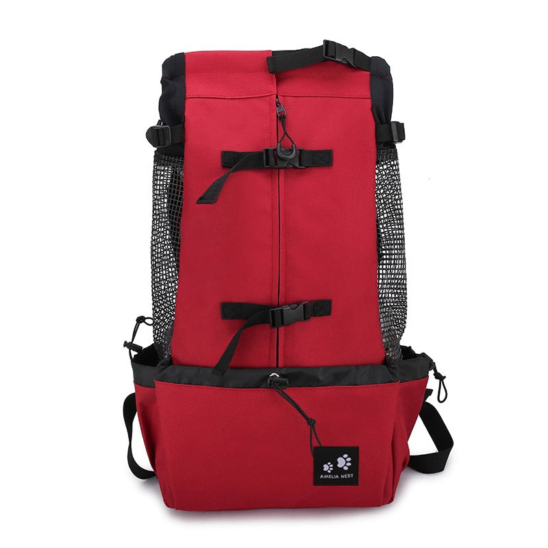 Legs-out front dog carrier backpack for small dogs, view 6
