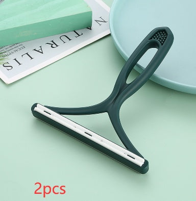 Double-sided manual pet hair remover and fabric shaver, view 4