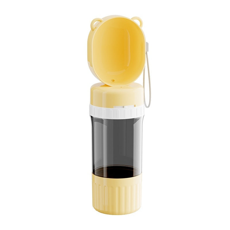 Slim handheld dog water bottle with drinking cup, view 6